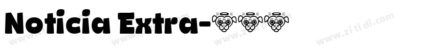 Noticia Extra字体转换